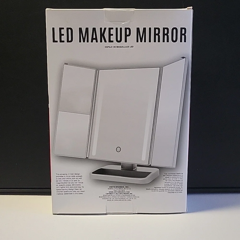 LED Makeup Mirror with Adjustable Brightness
